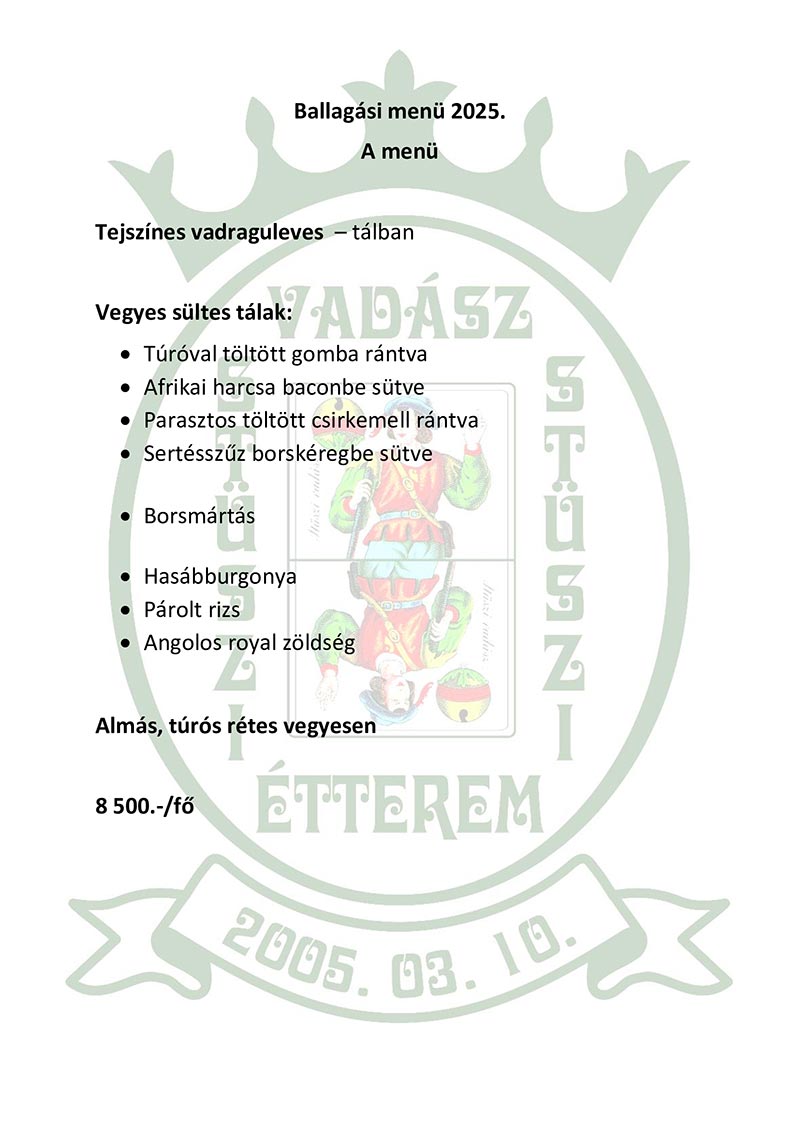 ballagasi menu 2025 A